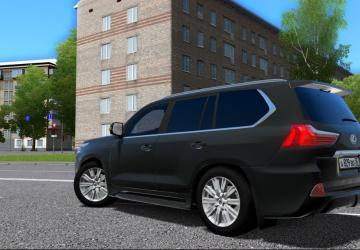 Lexus LX570 2017 version 27.04.21 for City Car Driving (v1.5.8 - 1.5.9.2)