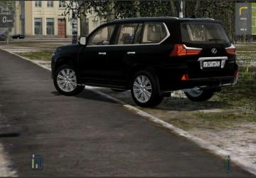 Lexus LX570 2017 version 27.04.21 for City Car Driving (v1.5.8 - 1.5.9.2)