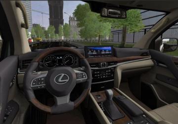 Lexus LX570 2017 version 27.04.21 for City Car Driving (v1.5.8 - 1.5.9.2)