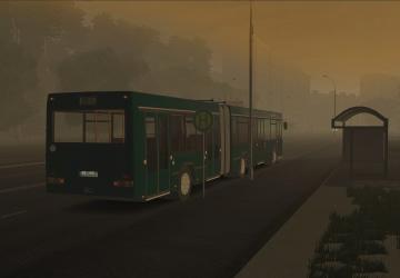 MAZ 105.065 Articulated Bus version 1.0 for City Car Driving (v1.5.9, 1.5.9.2)