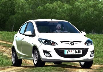 Mazda 2 version 22.04.20 for City Car Driving (v1.5.9, 1.5.9.2)