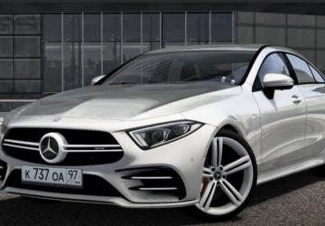 Mercedes-Benz 2019 CLS53 AMG version 22.04.21 for City Car Driving (v1.5.8 - 1.5.9.2)