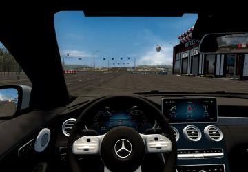 Mercedes-Benz C300 (W205) Police version 28.03.2021 for City Car Driving (v1.5.9.2)