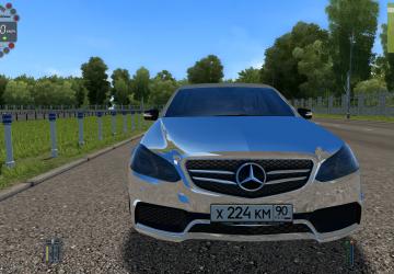 Mercedes-Benz E63 AMG for City Car Driving (v1.5.1-1.5.6)