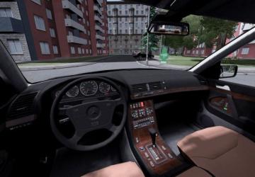 Mercedes-Benz S350D W140 version 24.07.21 for City Car Driving (v1.5.9, 1.5.9.2)
