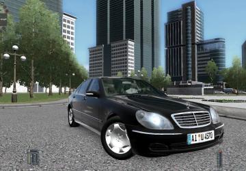 Mercedes Benz S600 W220 version 17.09.20 for City Car Driving (v1.5.9, 1.5.9.2)