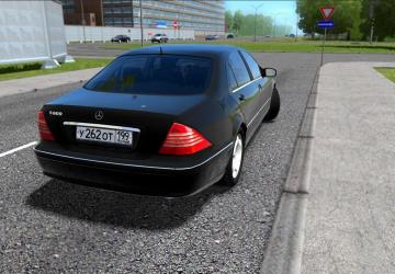 Mercedes Benz S600 W220 version 17.09.20 for City Car Driving (v1.5.9, 1.5.9.2)