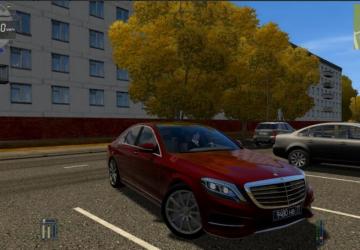 Mercedes-Benz S63 AMG W222 S550 version 22.05.20 for City Car Driving (v1.5.8 - 1.5.9.2)