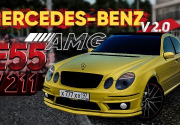 Mercedes-Benz W211 E55 AMG version 2 for City Car Driving (v1.5.9.2)