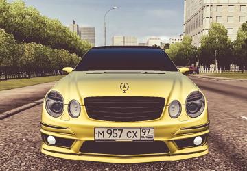 Mercedes-Benz W211 E55 AMG version 2 for City Car Driving (v1.5.9.2)