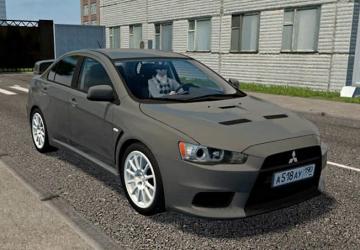 Mitsubishi Lancer Evolution X 2.0 GSR 2008 v29.04.21 for City Car Driving (v1.5.9, 1.5.9.2)