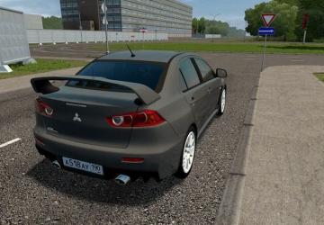 Mitsubishi Lancer Evolution X 2.0 GSR 2008 v29.04.21 for City Car Driving (v1.5.9, 1.5.9.2)