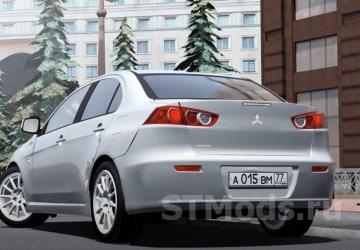 Mitsubishi Lancer X version 22.02.2022 for City Car Driving (v1.5.9.2)