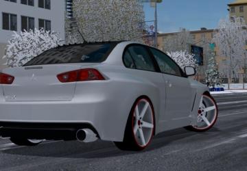 Mitsubishi Lancer X Evo Tuning version 26.01.2022 for City Car Driving (v1.5.9.2)