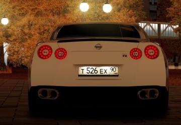 Nissan GT-R version 09.03.21 for City Car Driving (v1.5.9.2)