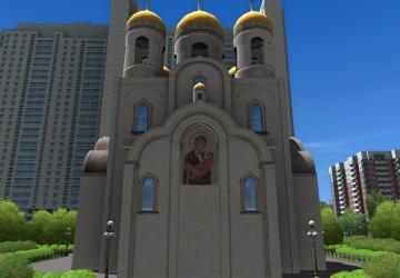 New Temple Texture version 1.0 for City Car Driving (vВсе)