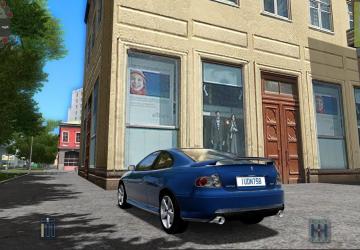 Pontiac GTO 2006 version 07.05.21 for City Car Driving (v1.5.9, 1.5.9.2)