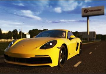 Porsche 718 Cayman GTS 2018 version 17.03.21 for City Car Driving (v1.5.9, 1.5.9.2)