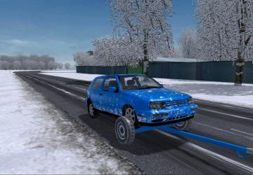 Trailer Tow Truck with VW Golf 3 version 05.05.21 for City Car Driving (v1.5.9, 1.5.9.2)