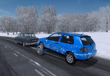 Trailer Tow Truck with VW Golf 3 version 05.05.21 for City Car Driving (v1.5.9, 1.5.9.2)