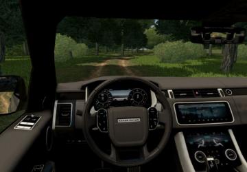Range Rover Sport SVR 2018 version 28.08.20 for City Car Driving (v1.5.9.2)