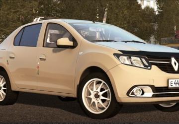 Renault Logan 1.6i MT/AT Luxe Privilege 2014 v20.07.20 for City Car Driving (v1.5.9, 1.5.9.2)