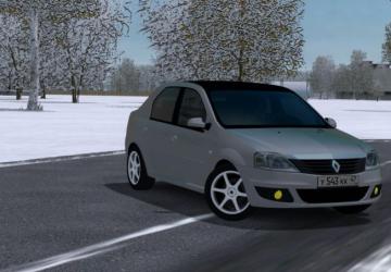 Renault Logan Light Tuning version 26.01.2022 for City Car Driving (v1.5.9.2)