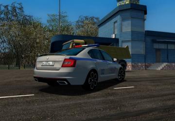 Skoda Octavia RS 2017 Police version 15.02.2021 for City Car Driving (v1.5.9.2)