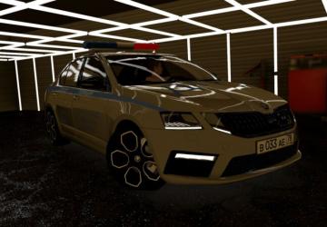 Skoda Octavia RS 2017 Police version 15.02.2021 for City Car Driving (v1.5.9.2)