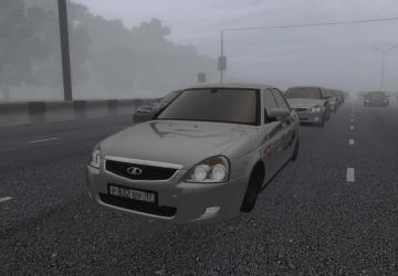 Lada Priora Traffic version 22.12.2021 for City Car Driving (v1.5.9.2)