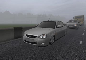 Lada Priora Traffic version 22.12.2021 for City Car Driving (v1.5.9.2)