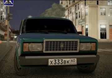 VAZ 2107 1.6 MT by Dobarin version 01.01.20 for City Car Driving (v1.5.9)