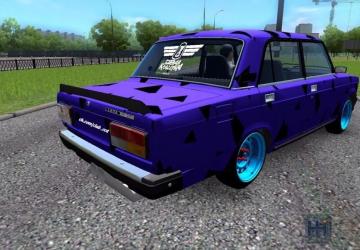 VAZ 2107 BC version 30.04.21 for City Car Driving (v1.5.9, 1.5.9.2)