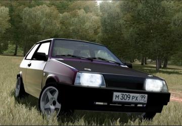 VAZ 2108 version 13.09.20 for City Car Driving (v1.5.9, 1.5.9.2)