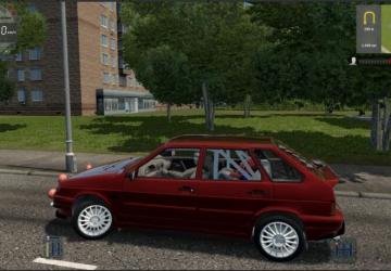 VAZ 2114 Samara 1.6 MT Rally version 31.01.21 for City Car Driving (v1.5.8 - 1.5.9.2)