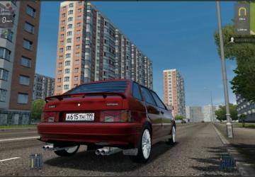 VAZ 2114 Samara 1.6 MT Rally version 31.01.21 for City Car Driving (v1.5.8 - 1.5.9.2)