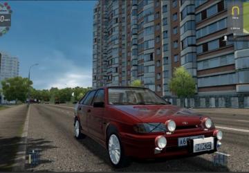 VAZ 2114 Samara 1.6 MT Rally version 31.01.21 for City Car Driving (v1.5.8 - 1.5.9.2)