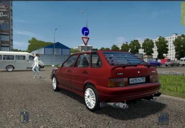 VAZ 2114 Samara 1.6 MT Rally version 31.01.21 for City Car Driving (v1.5.8 - 1.5.9.2)