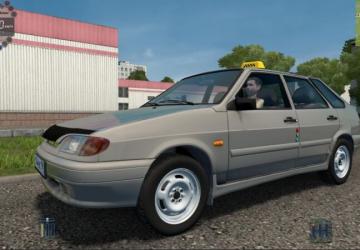 VAZ 2114 Taxi version 29.01.21 for City Car Driving (v1.5.8 - 1.5.9.2)