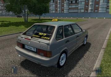VAZ 2114 Taxi version 29.01.21 for City Car Driving (v1.5.8 - 1.5.9.2)
