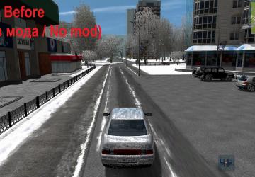 Winter Atmosphere version 2.0 for City Car Driving (v1.5.9+)
