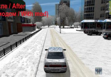 Winter Atmosphere version 2.0 for City Car Driving (v1.5.9+)