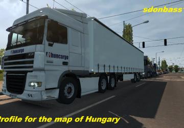 Profile for Hungary Map version 1.0 for Euro Truck Simulator 2 (v1.34.x, - 1.43.x)