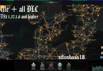 Profile + all DLC version 1.0 for Euro Truck Simulator 2 (v1.37.x, 1.38.x)