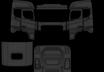 Template for Ford F-MAX version 1.0 for Euro Truck Simulator 2 (v1.38.x, - 1.41.x)