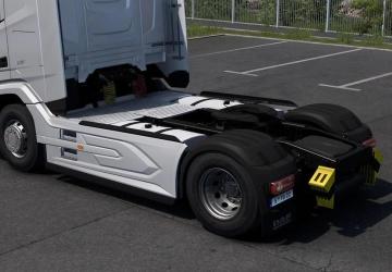 3800 mm FT chassis for DAF XF 2021 version 1.0 for Euro Truck Simulator 2 (v1.54.x)