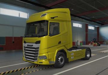 3800 mm FT chassis for DAF XF 2021 version 1.0 for Euro Truck Simulator 2 (v1.54.x)