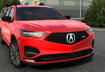 Acura MDX 2023 version 1.1 for Euro Truck Simulator 2 (v1.47.x)