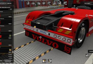 Addons Volvo FH16 2009 version 1.0 for Euro Truck Simulator 2 (v1.39.x)