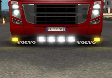 Addons Volvo FH16 2009 version 1.0 for Euro Truck Simulator 2 (v1.39.x)